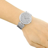 Michael Kors Darci Crystal Paved Silver Ladies Watch MK3404 - Watches of New Zealand #5