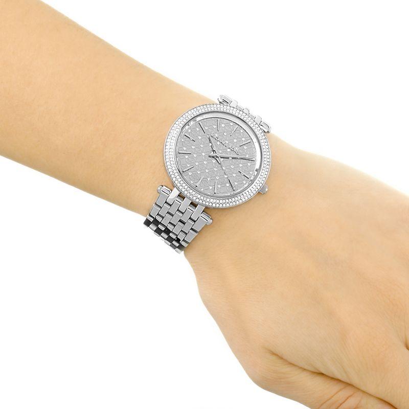 Michael Kors Darci Crystal Paved Silver Ladies Watch MK3404 - Watches of New Zealand #5