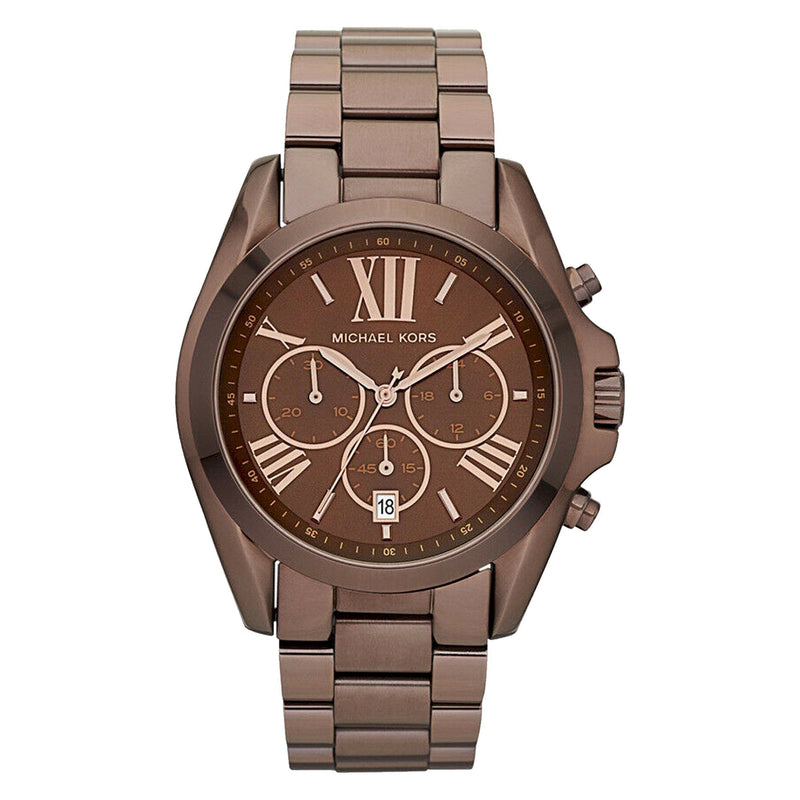 Michael Kors Bradshaw Chronograph Espresso Dial Unisex Watch  MK5628 - Watches of New Zealand