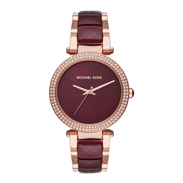 Michael Kors Parker Burgundy Women's Watch  MK6412 - Watches of New Zealand