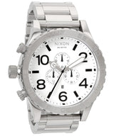 Nixon 51-30 Chronograph White Dial Stainless Steel Men's Watch  A083-100 - Watches of New Zealand