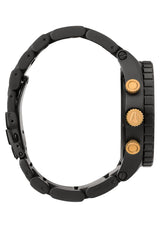 Nixon 51-30 Chronograph Matte Black & Gold Men's Watch A083-1041 - Watches of New Zealand #2