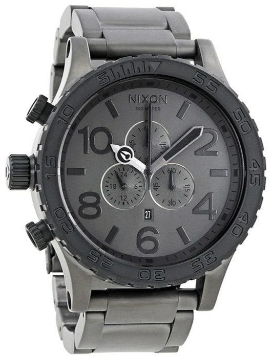 Nixon 51-30 Chronograph Gunmetal Dial Men's Watch  A083-1062 - Watches of New Zealand