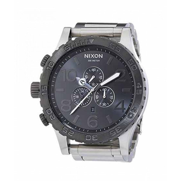 Nixon 51-30 Chrono Silver Gunmetal Men's Watch A083-1762 - Watches of New Zealand #2