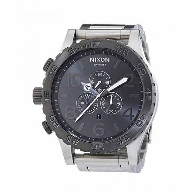 Nixon 51-30 Chrono Silver Gunmetal Men's Watch A083-1762 - Watches of New Zealand #2