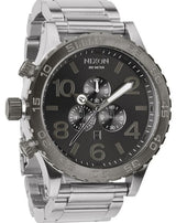 Nixon 51-30 Chrono Silver Gunmetal Men's Watch  A083-1762 - Watches of New Zealand