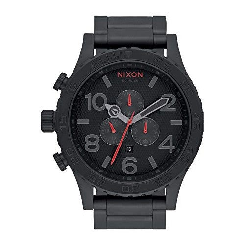 Nixon 51-30 Chrono Black Red Men's Watch  A083-2298 - Watches of New Zealand