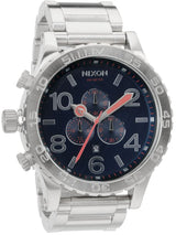 Nixon 51-30 Navy Blue Silver Men's Watch  A083-307 - Watches of New Zealand