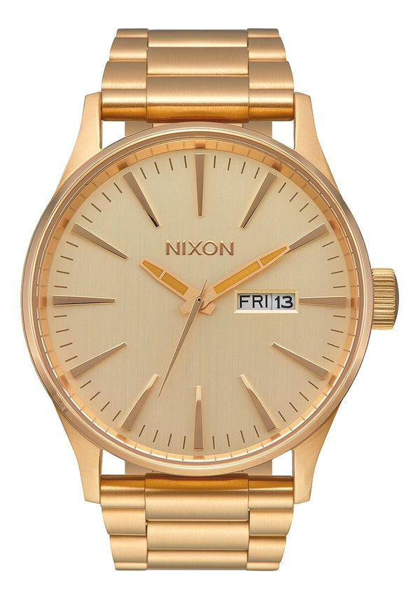 Nixon Sentry All Gold Dial Men's Watch  A356-502 - Watches of New Zealand