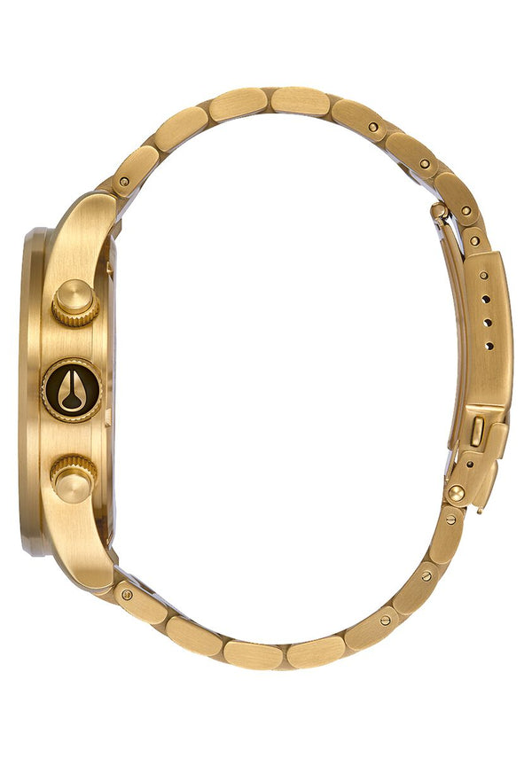 Nixon Sentry Chrono All Gold & Black Men's Watch Men's Watch A386-510 - Watches of New Zealand #2