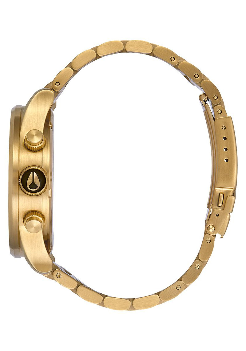 Nixon Sentry Chrono All Gold & Black Men's Watch Men's Watch A386-510 - Watches of New Zealand #2