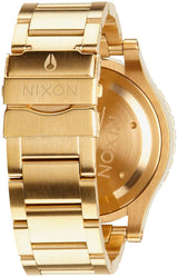 Nixon 48-20 Chrono Blue Dial Gold PVD Men's Watch A486-1922 - Watches of New Zealand #3