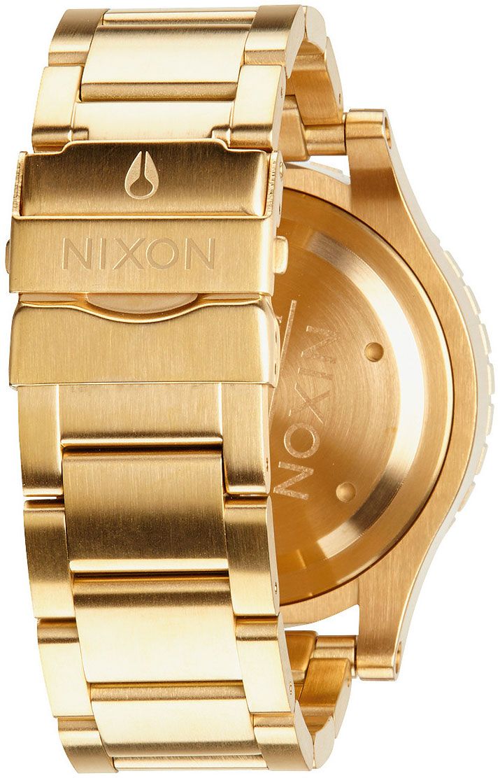 Nixon 48-20 Chrono Blue Dial Gold PVD Men's Watch A486-1922 - Watches of New Zealand #3