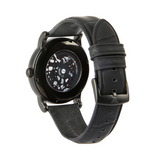 Emporio Armani Luigi Automatic Black Leather Men's Watch AR60008 - Watches of New Zealand #3