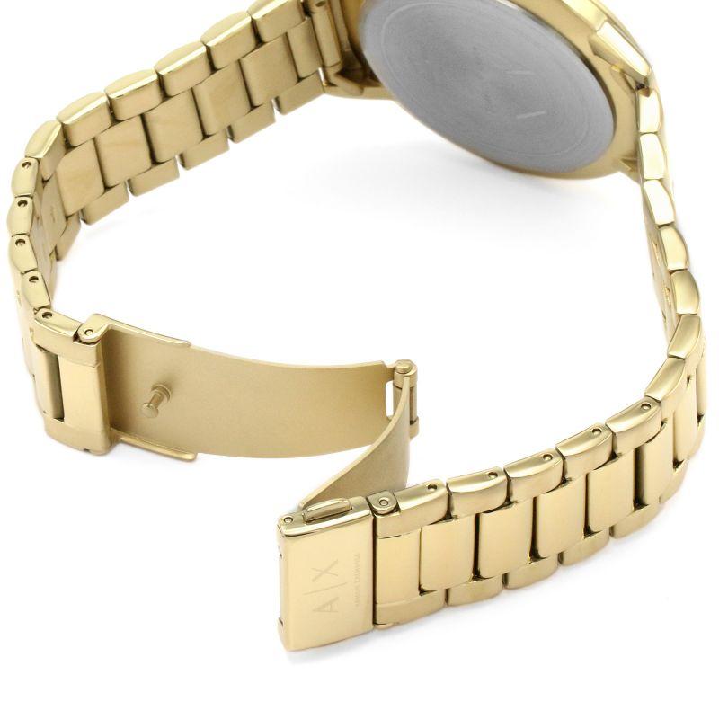 Armani Exchange Three-Hand Gold-Tone Stainless Steel Men's Watch AX2707 - Watches of New Zealand #3