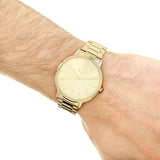 Armani Exchange Three-Hand Gold-Tone Stainless Steel Men's Watch AX2707 - Watches of New Zealand #4