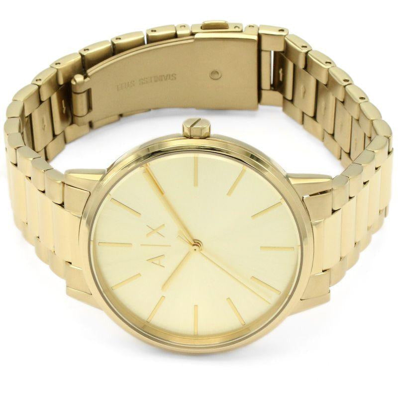 Armani Exchange Three-Hand Gold-Tone Stainless Steel Men's Watch  AX2707 - Watches of New Zealand