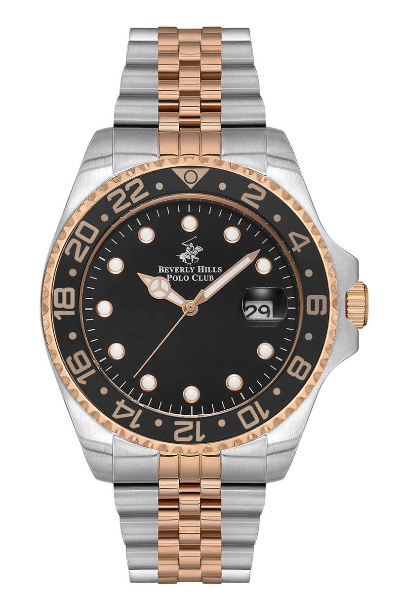 BEVERLY HILLS POLO CLUB Men’s Analog Black Dial Watch – BP3126X.550