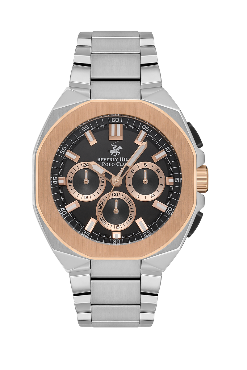 BEVERLY HILLS POLO CLUB Stainless Multi Function Men's Watch – BP3537X.550