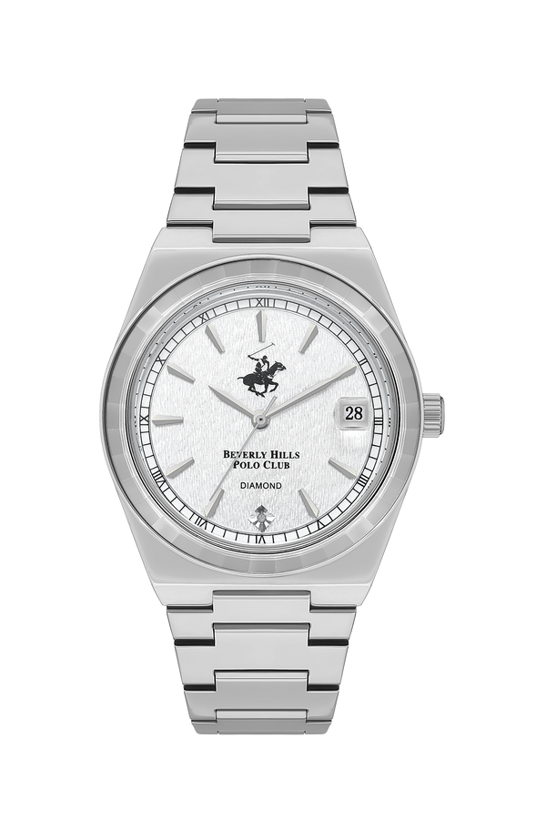 BEVERLY HILLS POLO CLUB Women's White Dial Diamond Watch – BP3562C.330