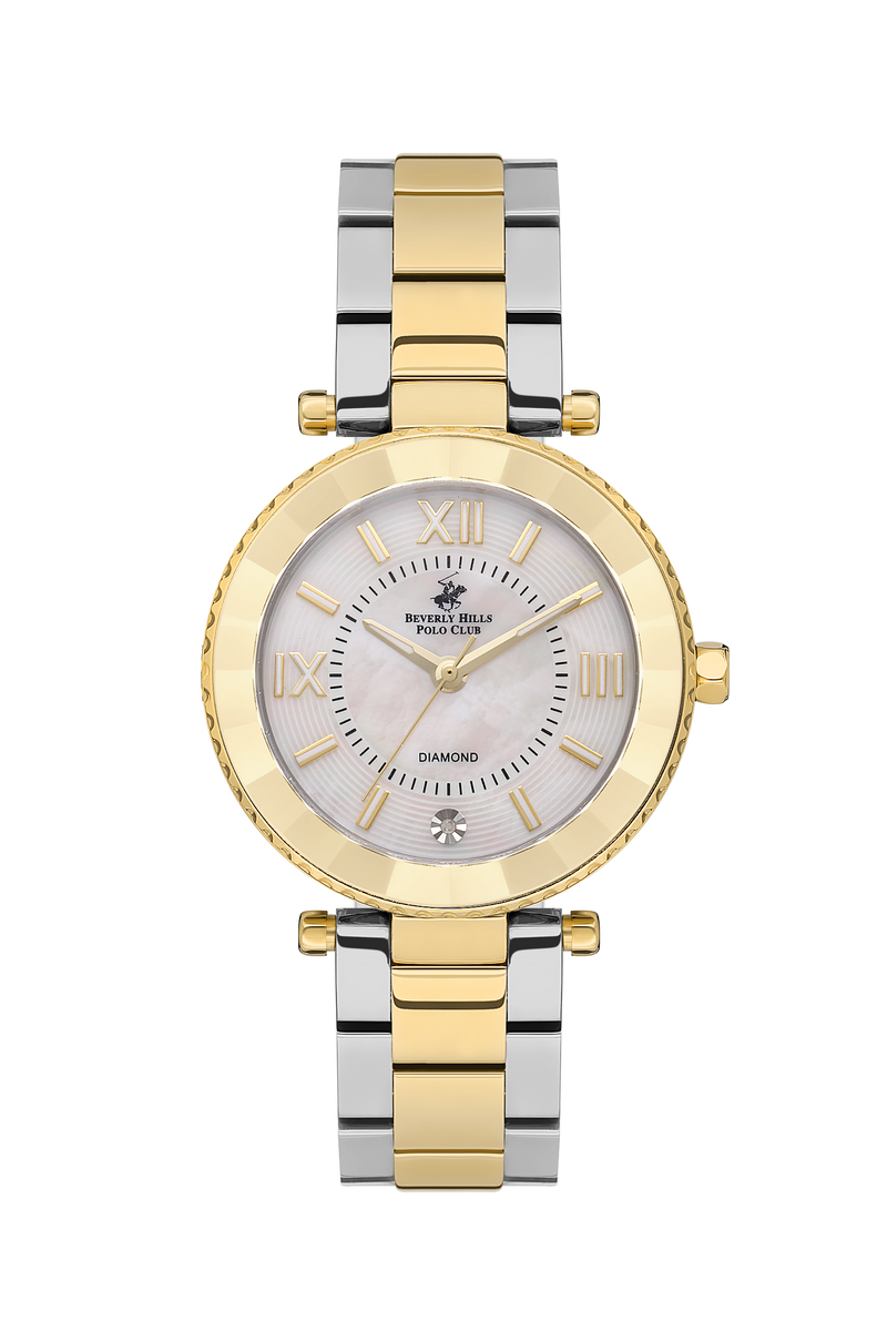 BEVERLY HILLS POLO CLUB Women’s Stainless Diamond Watch – BP3566C.220