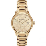 Burberry Men’s Swiss made Stainless Steel Gold Dial Men's Watch  BU10006 - Watches of New Zealand