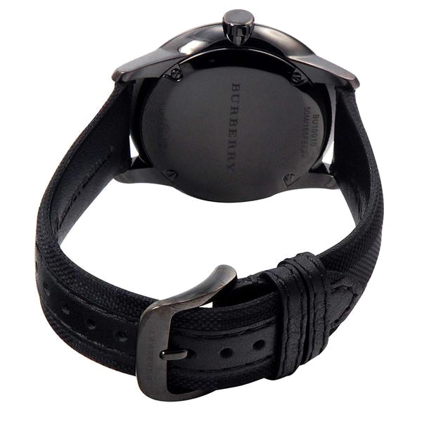 Burberry Men’s Swiss Made Leather Strap Black Dial Men's Watch BU10010 - Watches of New Zealand #3