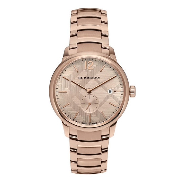 Burberry Women’s Swiss Made Quartz Stainless Steel Rose Gold Dial Women's Watch  BU10116 - Watches of New Zealand