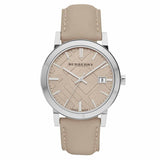 Burberry Men's Large Check Tan Leather Strap Men's Watch  BU9010 - Watches of New Zealand