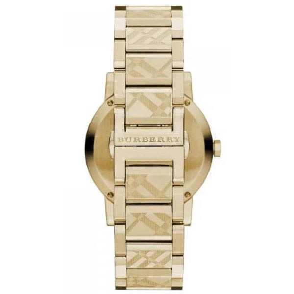 Burberry Men’s Swiss Made Stainless Steel Gold Dial Men's Watch BU9038 - Watches of New Zealand #3