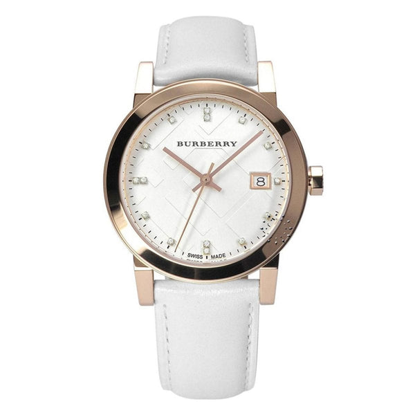 Burberry Ladies The City Leather Diamond Women's Watch  BU9130 - Watches of New Zealand