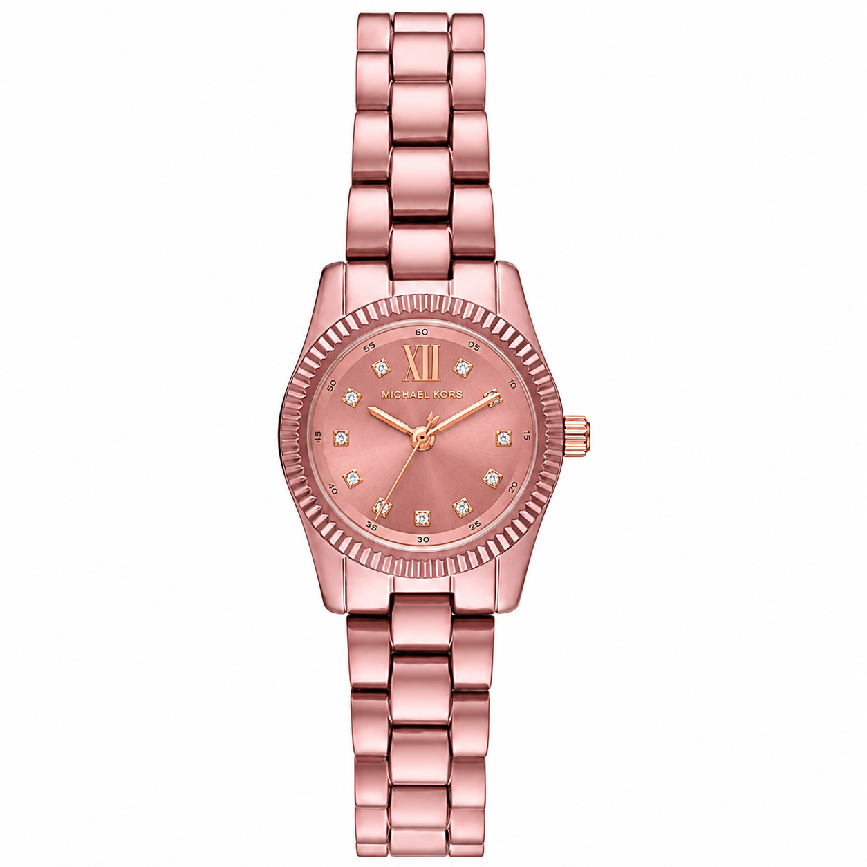 Michael Kors Petite Lexington Pink-Tone Women's Watch - MK7518LE