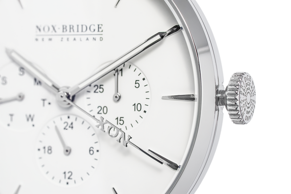 NOX-BRIDGE Classic Meissa Silver 36MM MS36 - Watches of New Zealand #2
