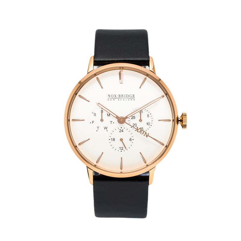 NOX-BRIDGE Classic Capella Rose Gold 41MM  CRG41 - Watches of New Zealand