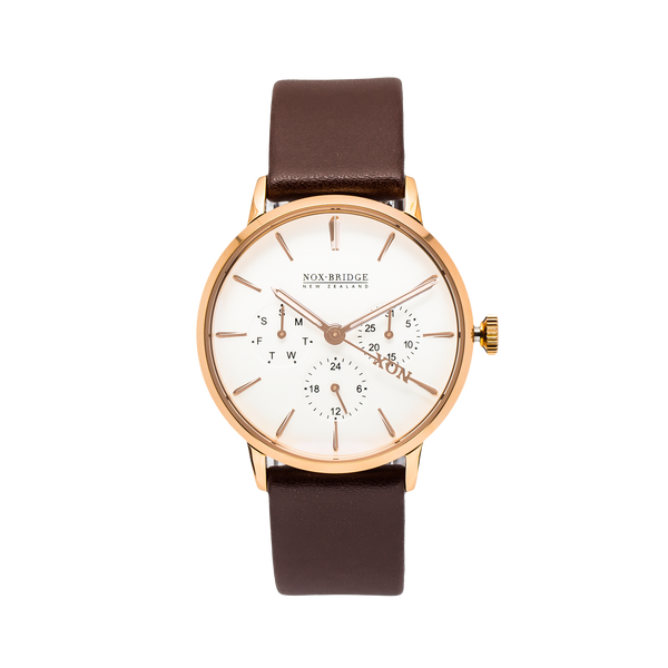 NOX-BRIDGE Classic Izar Rose Gold 36MM  IRG36 - Watches of New Zealand