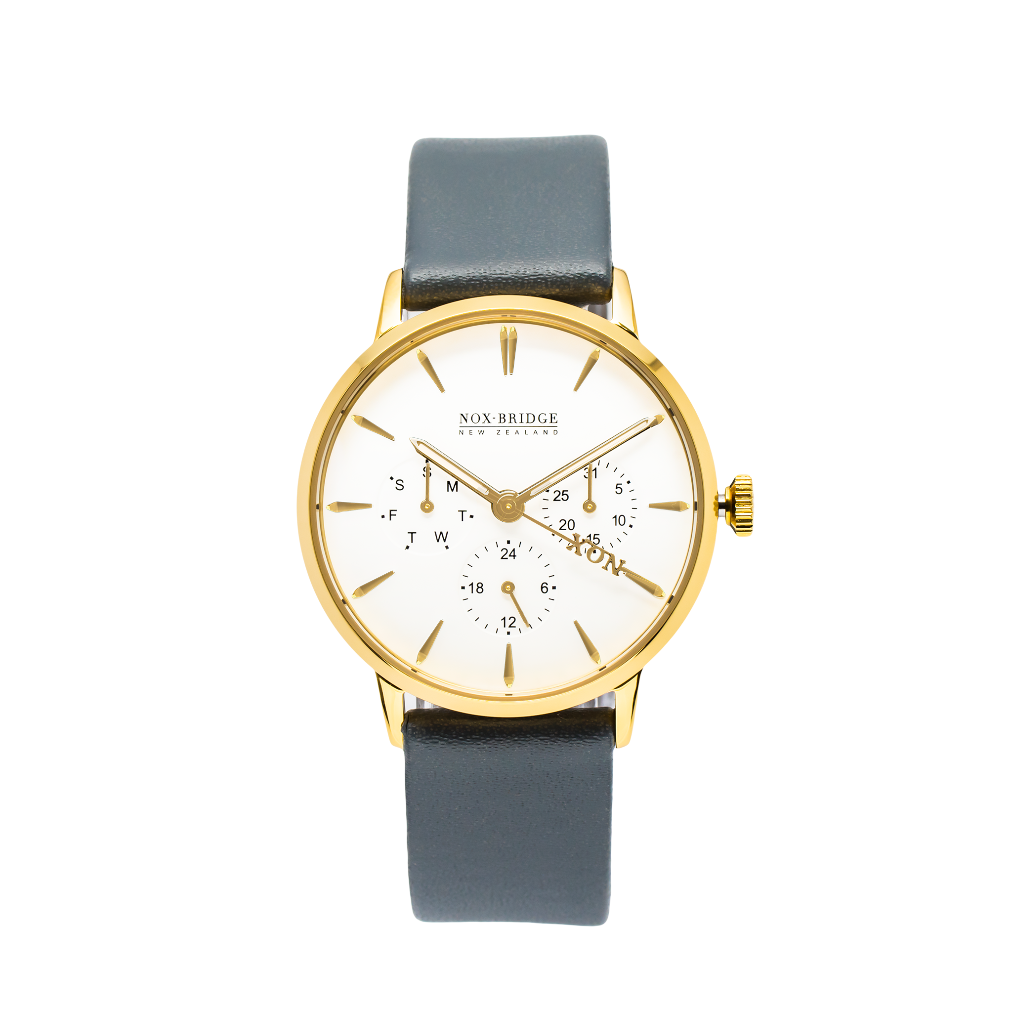 NOX-BRIDGE Classic Alcyone Gold 36MM  AG36 - Watches of New Zealand