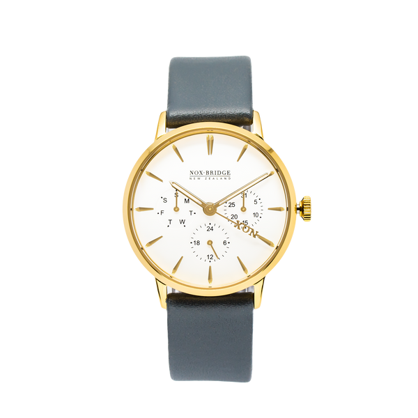 NOX-BRIDGE Classic Alcyone Gold 36MM  AG36 - Watches of New Zealand