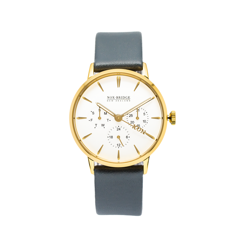 NOX-BRIDGE Classic Alcyone Gold 36MM  AG36 - Watches of New Zealand