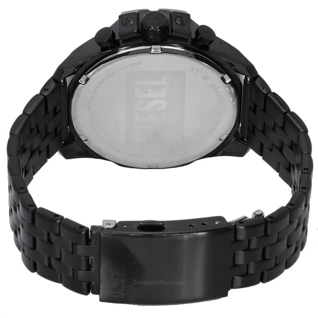 Diesel Baby Chief Chronograph Stainless Steel Black Dial Quartz Men's Watch - DZ4617