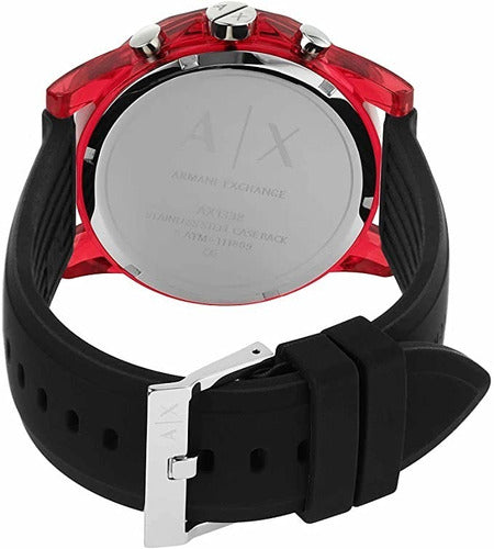 Outerbanks Red Silicon Strap Men's Watch AX1338 - Watches of New Zealand #3