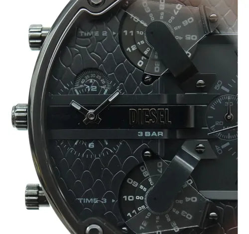 Diesel Mr. Daddy 2.0 Chronograph Multifunction Black-Tone Mens Watch DZ7468