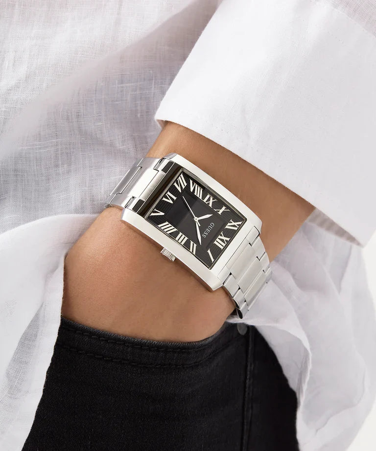 GUESS Silver Tone Analog Mens Watch - GW0896G1