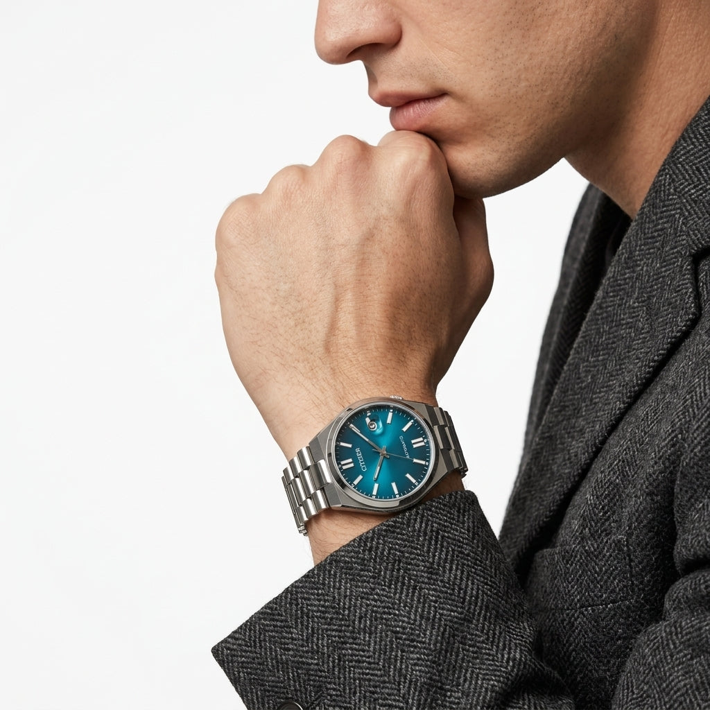 Citizen Tsuyosa Automatic 40mm Blue Dial Stainless Steel Men’s Watch – NJ0151-88X