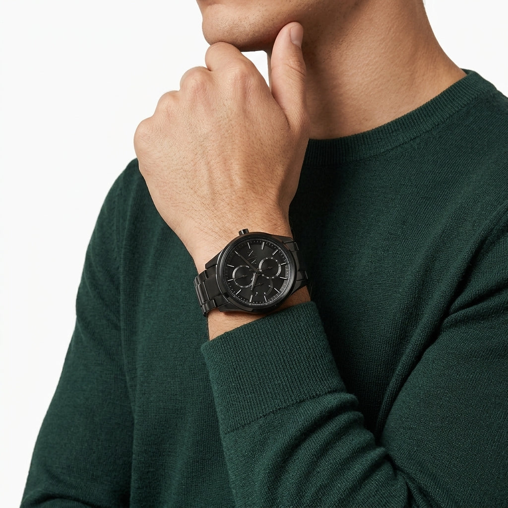 Armani Exchange Dante Multifunction All Black Watch - AX1867