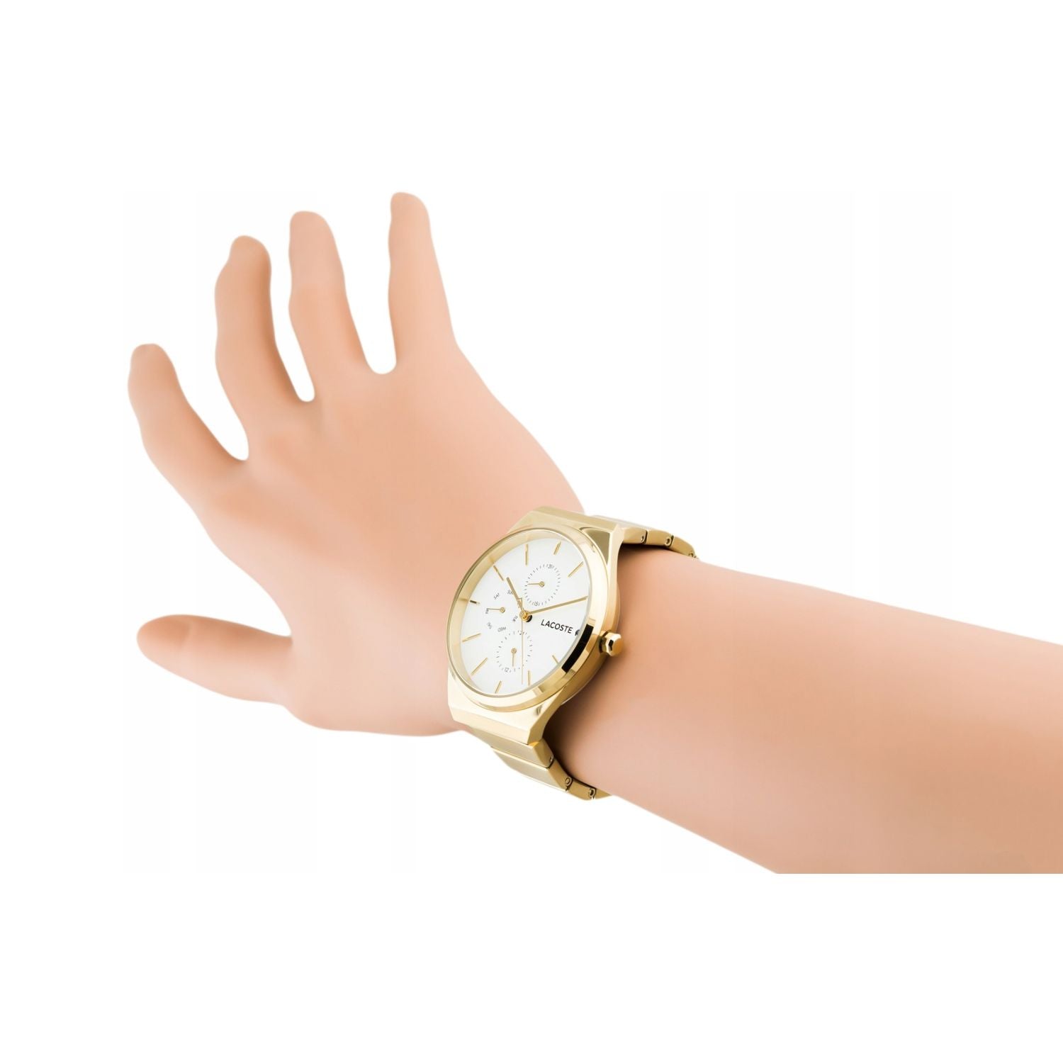 Lacoste  Stainless Steel White Quartz Men's Watch - 2001037