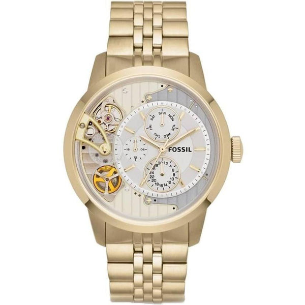 Fossil Multi-Function Exposed Gold Tone Men's Watch  ME1137 - Watches of New Zealand
