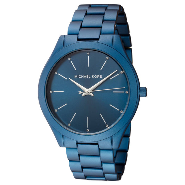Michael Kors Slim Runway Navy Blue Unisex Watch  MK4503 - Watches of New Zealand