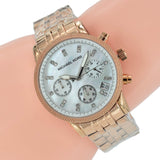 Michael Kors Chronograph Rose Gold Ladies Watch MK5026 - Watches of New Zealand #5