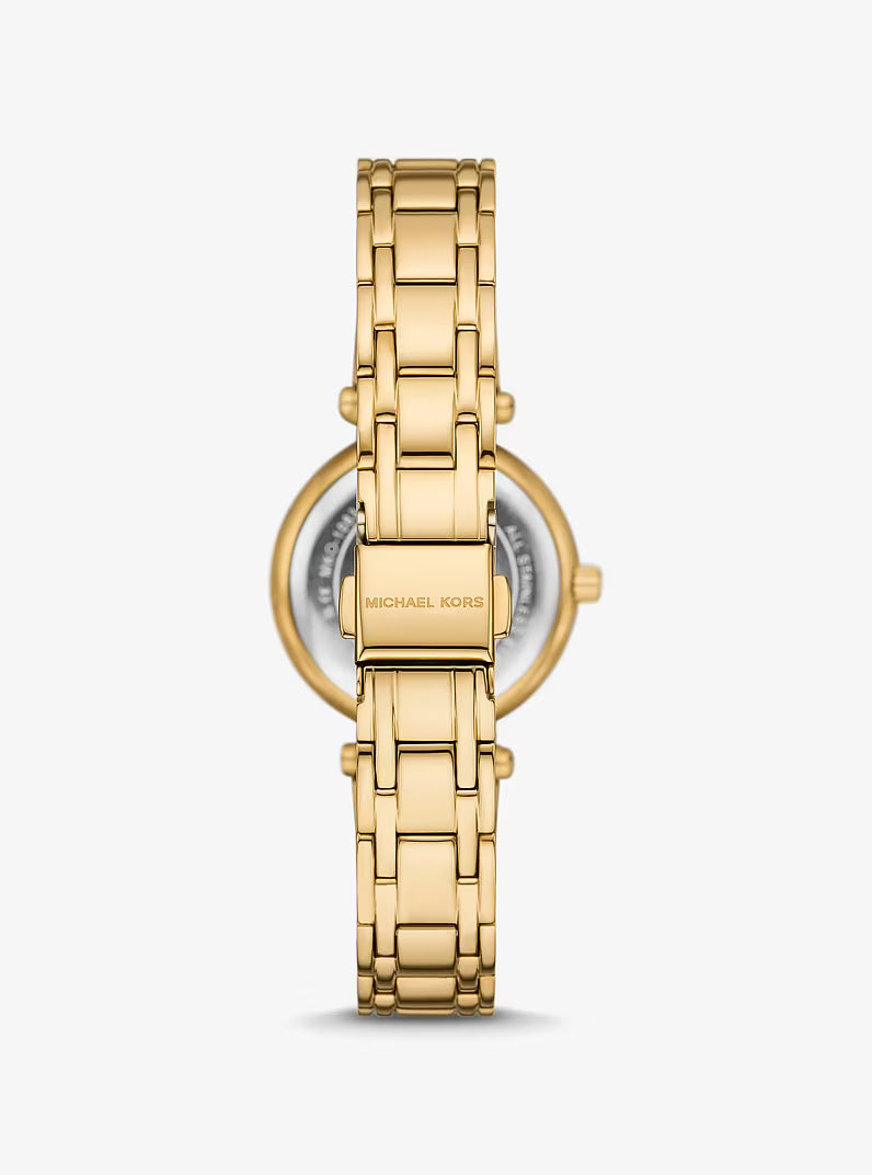 Michael Kors White Dial Gold Watch - MKO1083