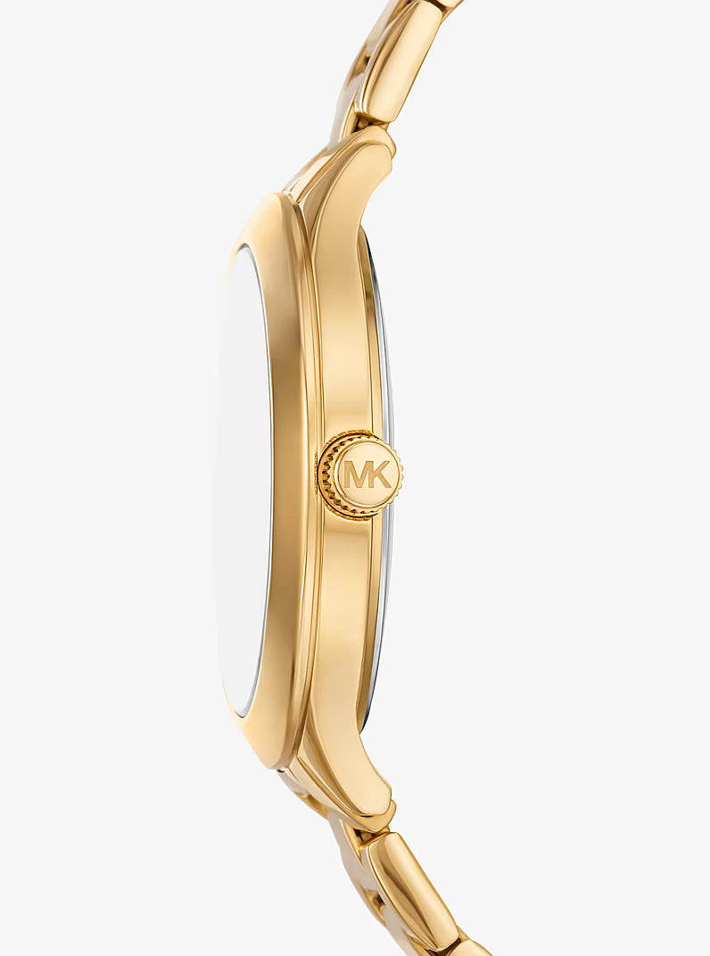 Michael Kors Aspyn Gold-Tone Pavé Watch - MKO1106